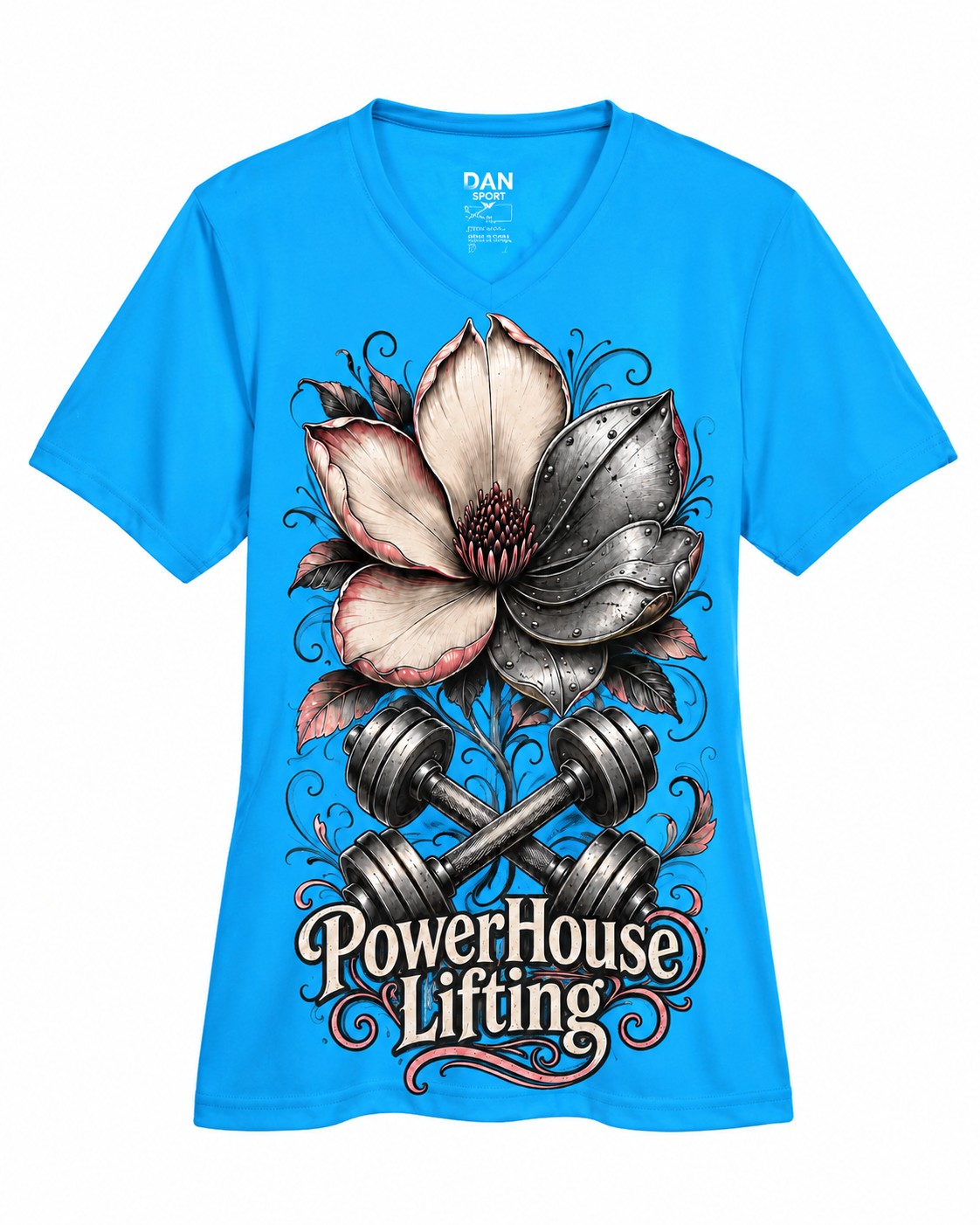 Iron Bloom V-Neck Tee product photo 1