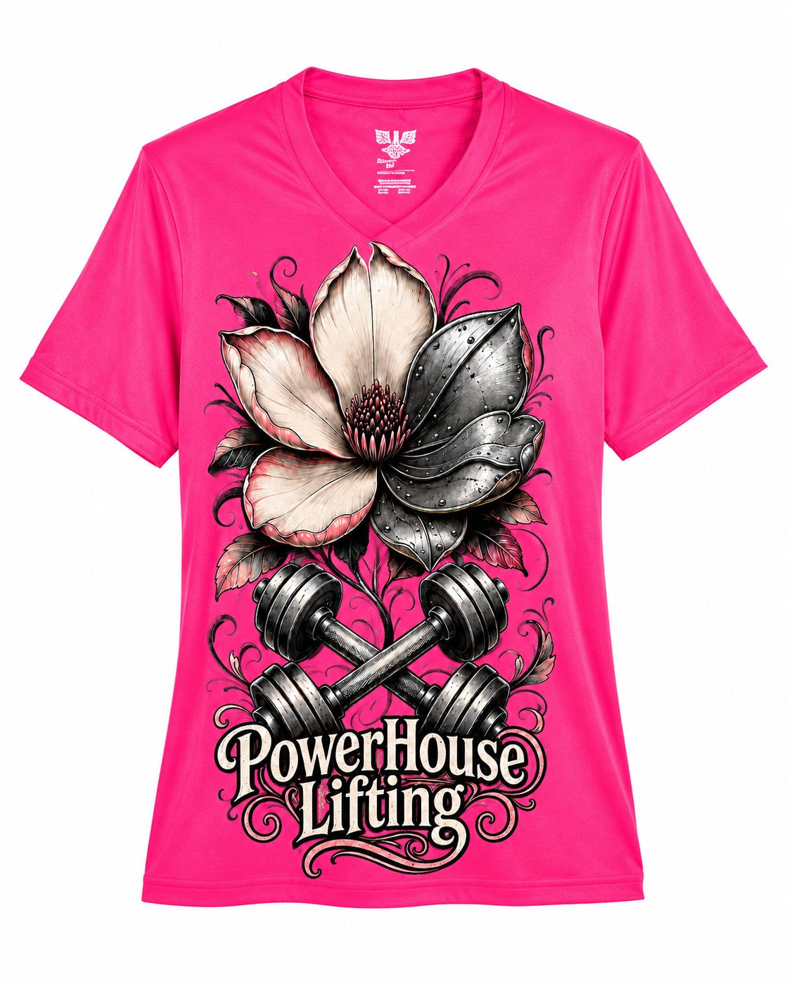Iron Bloom V-Neck Tee product photo 2