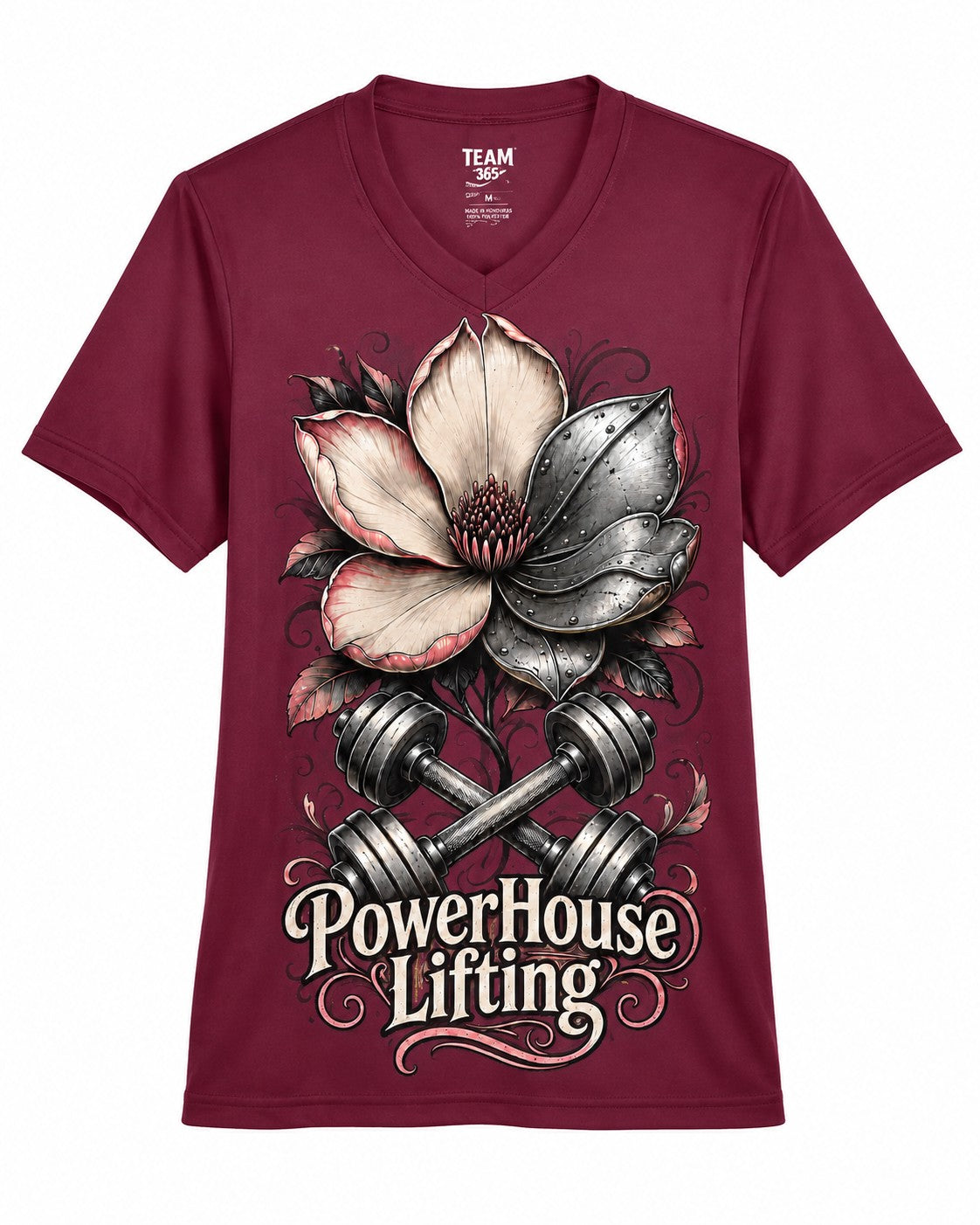 Iron Bloom V-Neck Tee product photo 3