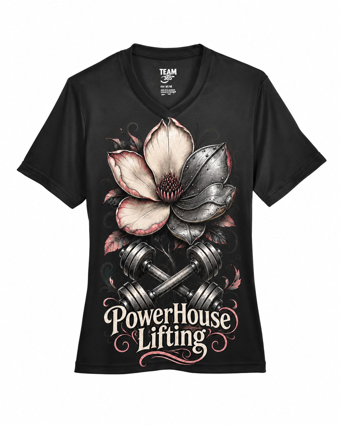 Iron Bloom V-Neck Tee product photo 4