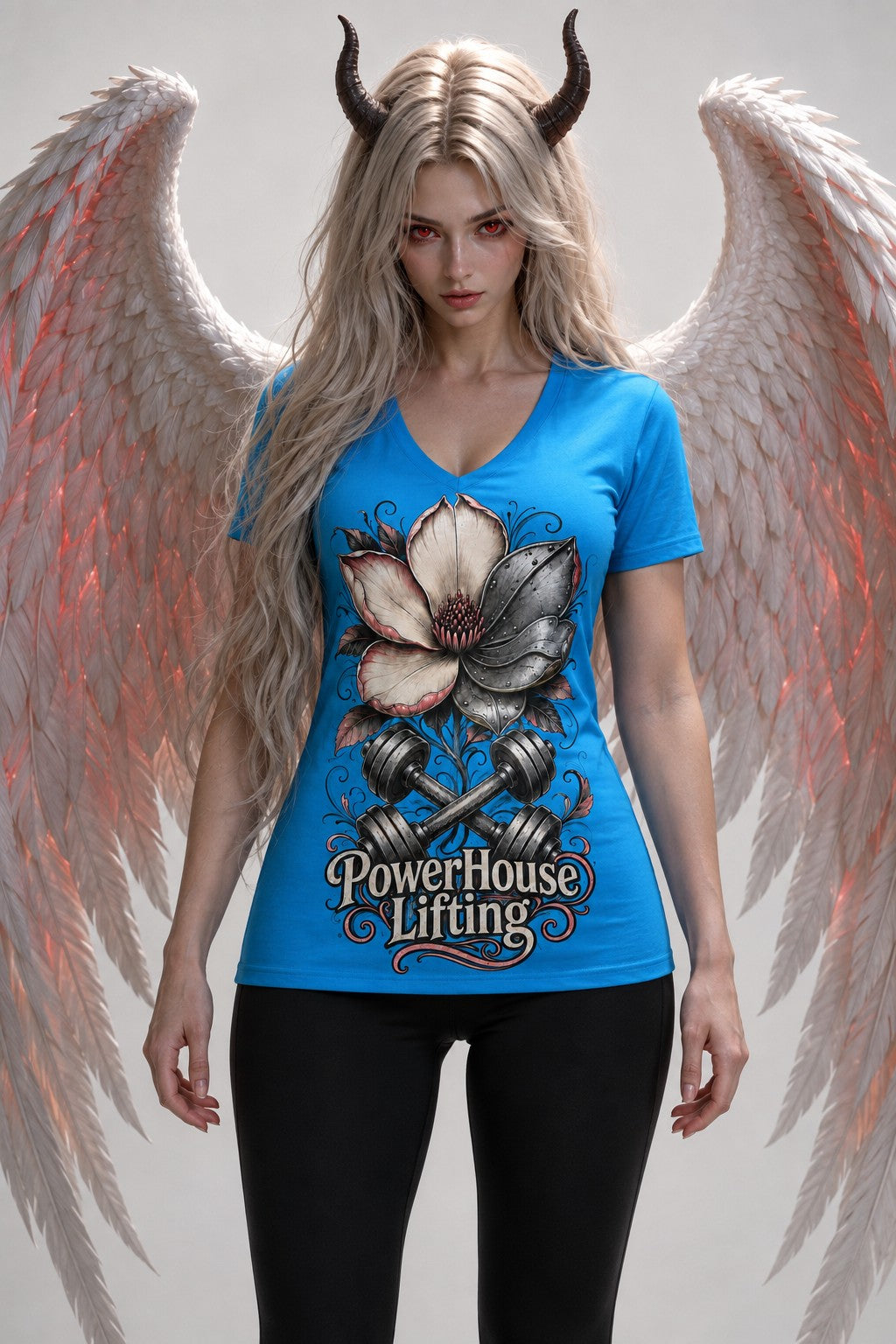 Iron Bloom V-Neck Tee product photo 9
