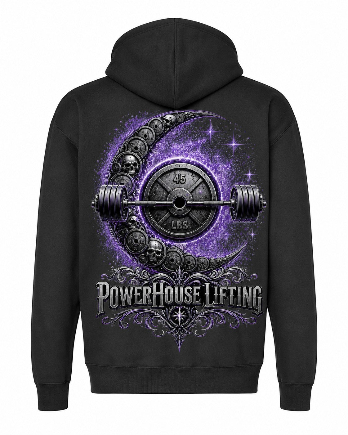 Quasara Iron Eclipse Hooded Sweatshirt product photo 1